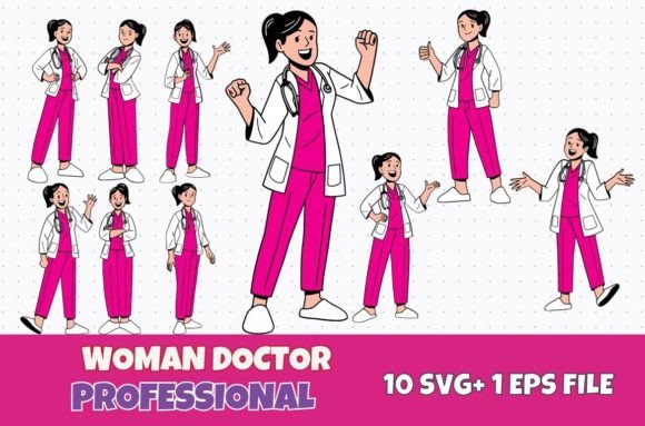 Medical Doctor SVG Graphics & Illustrations