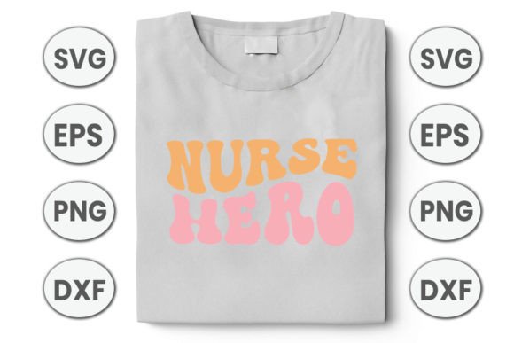 Nurse Hero Retro-SVG Graphics for T-Shirt Designs
