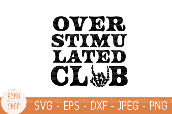 Overstimulated Nurses Club SVG: Graphics & Illustrations