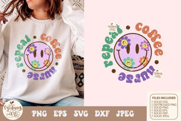 Reviewing the Coffee Nurse Repeat Design for Embroidery